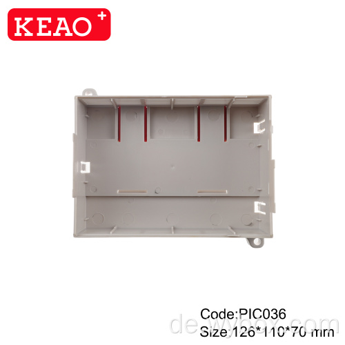 Aufputz-Anschlussdose DIN-Schienen-Elektronikgehäuse PIC036 Industrieschaltbox kundenspezifisches Gehäuse mit 126 * 110 * 70 mm